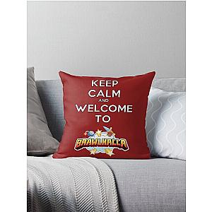 Keep Calm and Welcome to Brawlhalla Throw Pillow