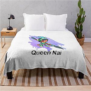 Queen nai Brawlhalla Throw Blanket