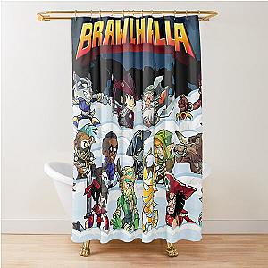 The brawlhalla family Shower Curtain