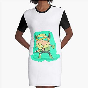 Brawlhalla - Bodvar Graphic T-Shirt Dress