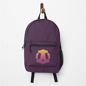 Brawlhalla Minimal logo Battle Pass 2 Synthwave Vaporwave Glow Backpack