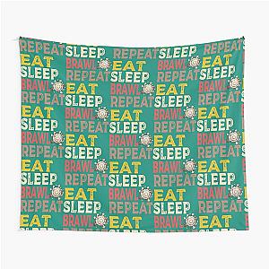 Eat Sleep Brawl RepeatFunny Brawl Stars Gift Idea    Tapestry