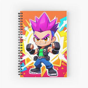 Kids Brawl stars Spike haircut Spiral Notebook