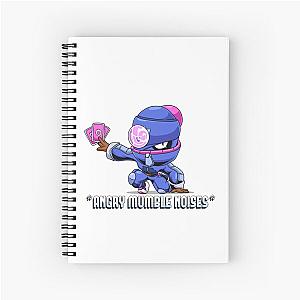 Angry Mumble Noises - Brawl Stars Spiral Notebook