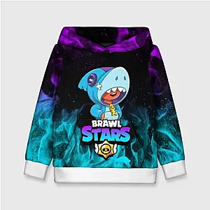 Brawl Stars Leon Shark 3D Children's Sweatshirts