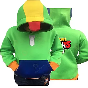 Brawl Stars Game Leon Crow 3D Print Costume T-shirts Hoodies