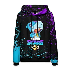 Brawl Stars Leon Shark 3D Men's Sweatshirt