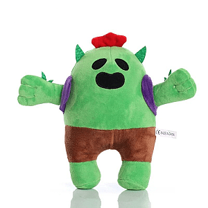 20cm Green Spike Brawl Stars Game Characters Plush