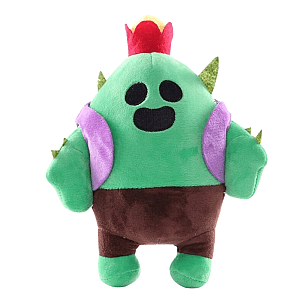 23cm Green Spike Brawl Stars Game Characters Plush