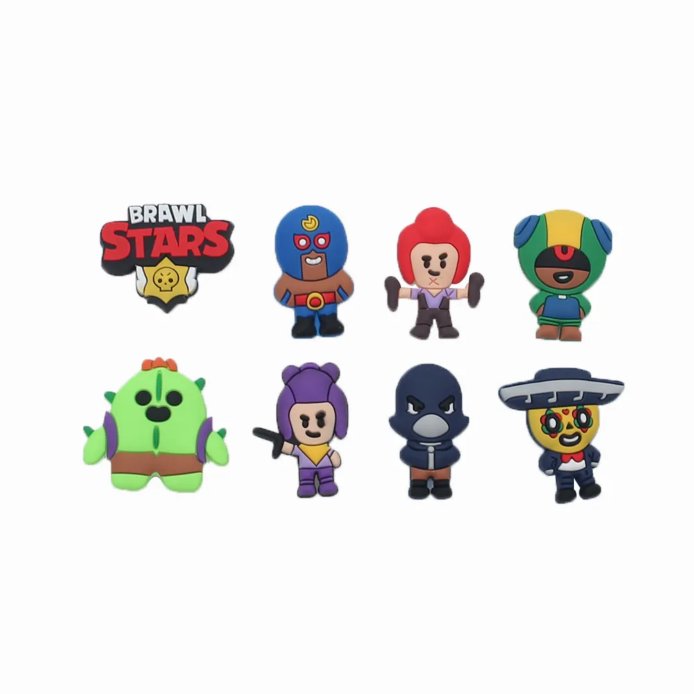 Brawl Stars Game Shoe Decoration Charms | Brawl Stars Plush Shop ...