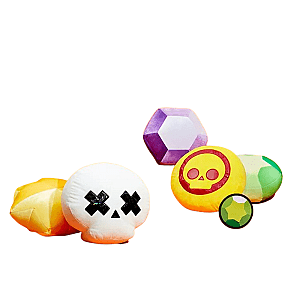 Brawl Stars Game 5pcs Symbol Icon Plush