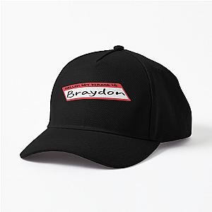 Braydon Price Merch Hello My Name Is Braydon Nametag Cap Premium Merch Store