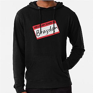 Braydon Price Merch Hello My Name Is Braydon Nametag Hoodie Premium Merch Store