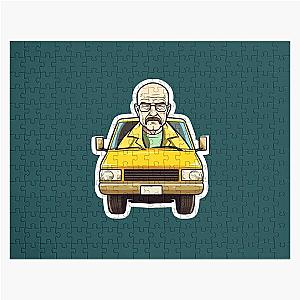 Breaking Bad Walter White in Funny Cartoon Car Sticker Jigsaw Puzzle