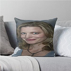 Stretched Skyler White Face Breaking Bad Meme Throw Pillow