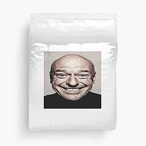 Stretched Hank Schrader Face Breaking Bad Meme Duvet Cover