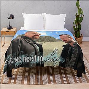 jesse we need to slay breaking bad Throw Blanket