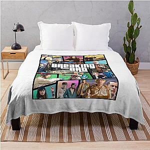 breaking bad game poster Throw Blanket