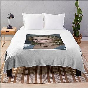 Stretched Skyler White Face Breaking Bad Meme Throw Blanket