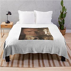 Stretched Hank Schrader Face Breaking Bad Meme  Throw Blanket