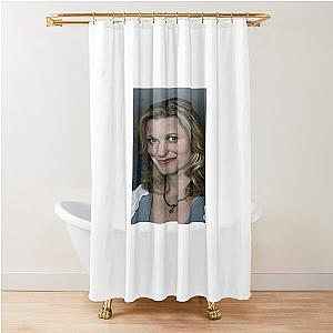 Stretched Skyler White Face Breaking Bad Meme Shower Curtain