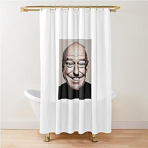 Stretched Hank Schrader Face Breaking Bad Meme Shower Curtain