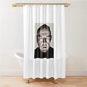 Stretched Hank Schrader Face Breaking Bad Meme Shower Curtain