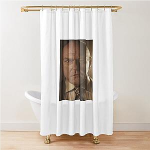 Stretched Hank Schrader Face Breaking Bad Meme  Shower Curtain