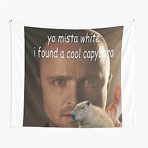 breaking bad meme capybara Tapestry