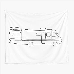 breaking bad rv minimal line drawing Tapestry