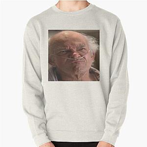 Stretched Hector Salamanca Face Breaking Bad Meme Pullover Sweatshirt