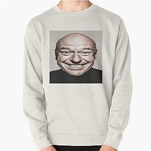 Stretched Hank Schrader Face Breaking Bad Meme Pullover Sweatshirt