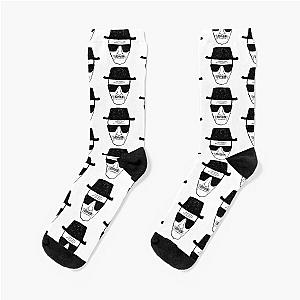 Breaking Bad Walter White Heisenberg face Socks