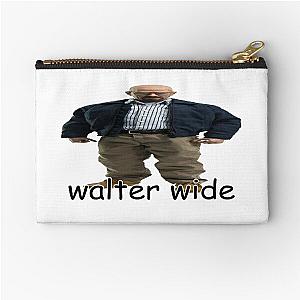 walter wide breaking bad walter white parody Zipper Pouch