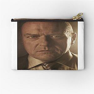 Stretched Hank Schrader Face Breaking Bad Meme  Zipper Pouch