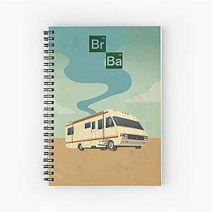 breaking bad crystal ship rv Spiral Notebook