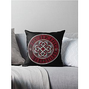 breaking circle Throw Pillow