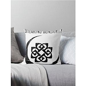 breaking crescent moon benjamin Throw Pillow