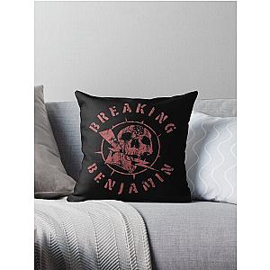 breaking a sign Throw Pillow