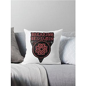 breaking three Throw Pillow