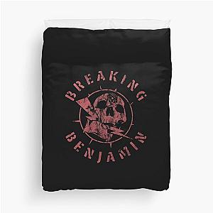 breaking a sign Duvet Cover