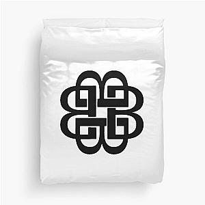 black breaking Duvet Cover