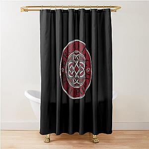 breaking circle Shower Curtain