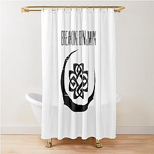 breaking crescent moon benjamin Shower Curtain