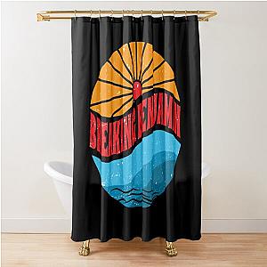 Benjamin Vintage Proud Music Styles Gift Fan Shower Curtain