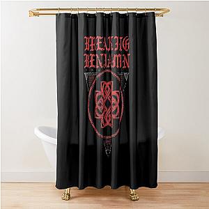 Breaking Red Shower Curtain