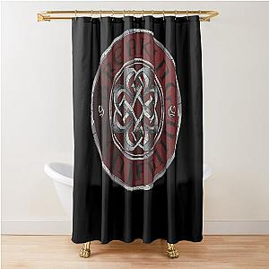 emblem breaking Shower Curtain