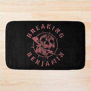 breaking a sign Bath Mat