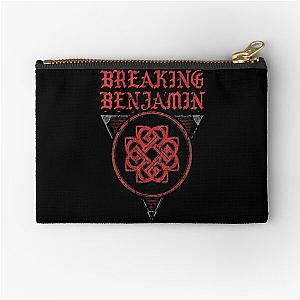 Breaking Red Zipper Pouch