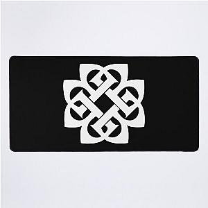 white benjamin Desk Mat